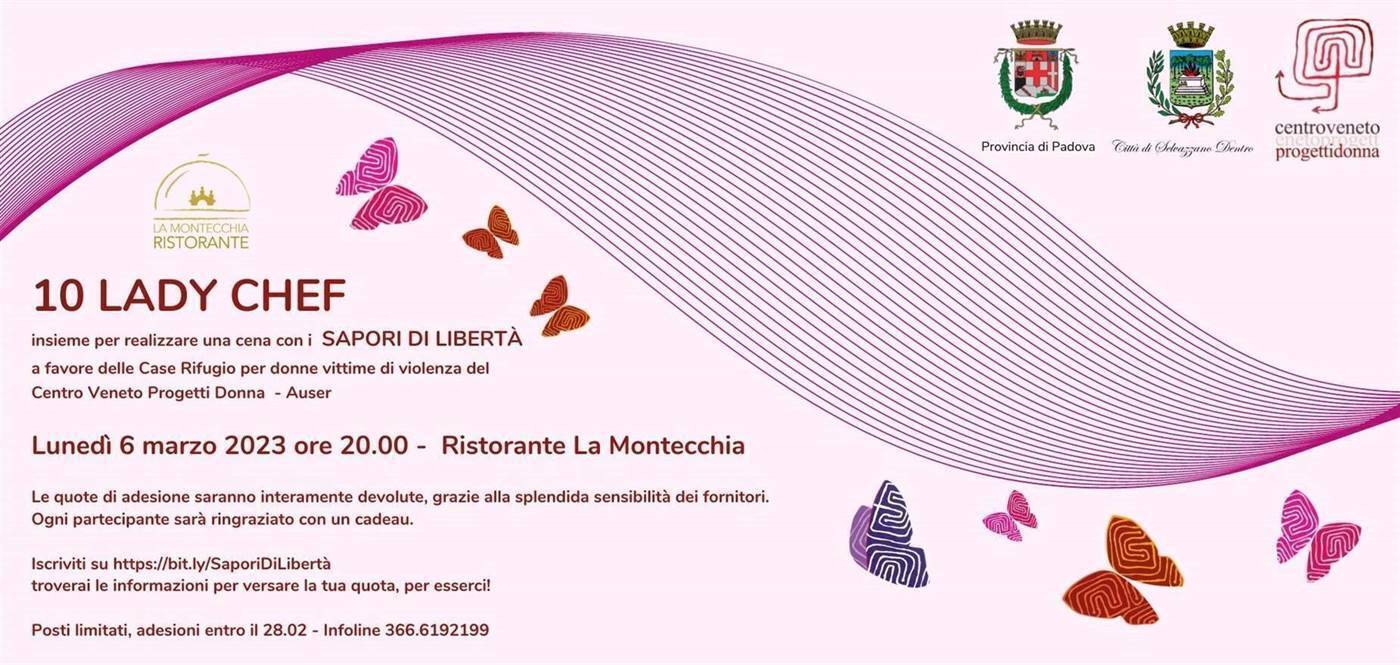 SAPORI DI LIBERTA' charity dinner 6 marzo 2023